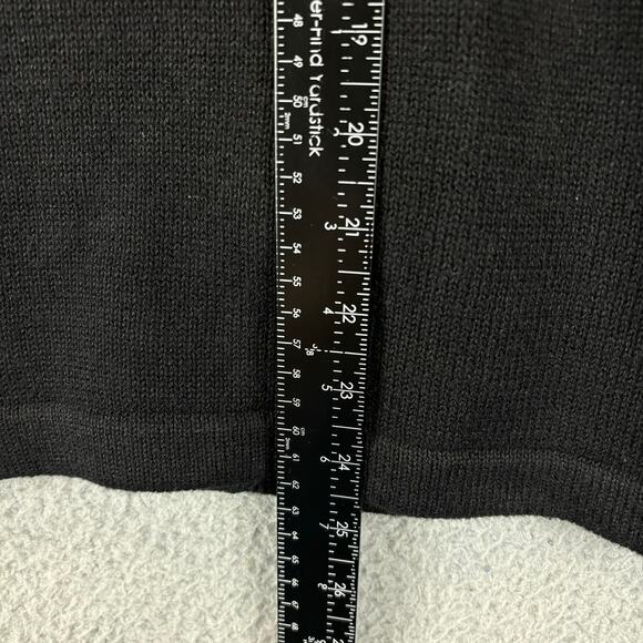 VTG 90s Womens Ugly Christmas Sweater Large Faux Fur Floral Beaded BP Design - Picture 10 of 13